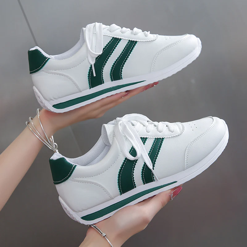 Damen Sportliche Sneakers mit bequemer Schnürung und atmungsaktivem Design Heidi Mode - Image 2