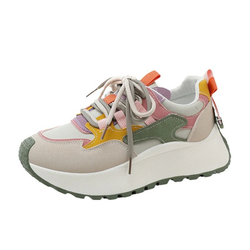 Damen Sportliche Sneakers mit buntem Design und rutschfester Sohle Heidi Mode - Image 5
