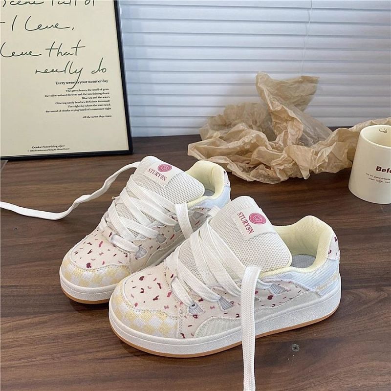 Damen sportliche Sneakers mit buntem Motivdruck Heidi Mode - Image 4