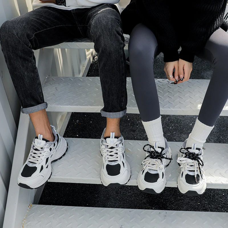 Damen Sportliche Sneakers mit dämpfendem Sohlenprofil und atmungsaktivem Mesh-Obermaterial Heidi Mode - Image 3