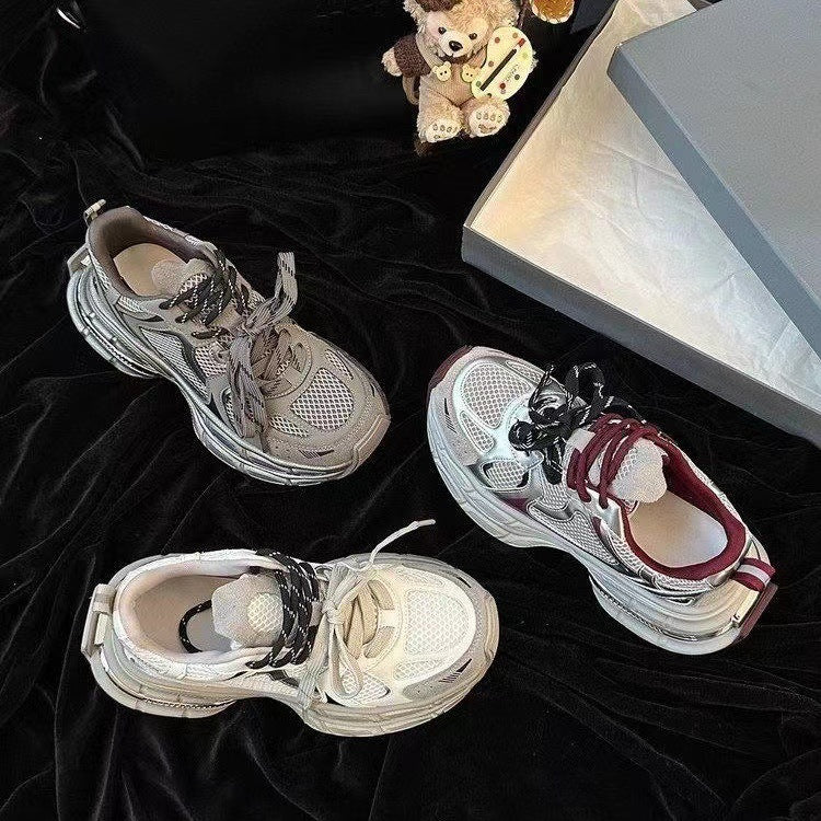 Damen Sportliche Sneakers mit dämpfendem Sohlenprofil und atmungsaktiver Mesh-Oberfläche Heidi Mode - Image 5