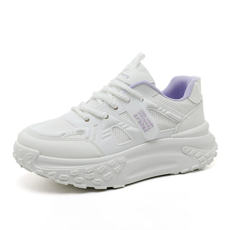 Damen sportliche Sneakers mit dämpfendem Sohlenprofil und atmungsaktiver Mesh-Oberfläche Heidi Mode - Image 5