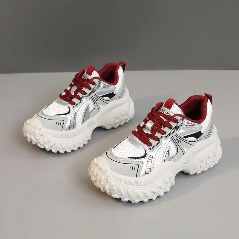 Damen Sportliche Sneakers mit dämpfendem Sohlenprofil und innovativem Design Heidi Mode - Image 6