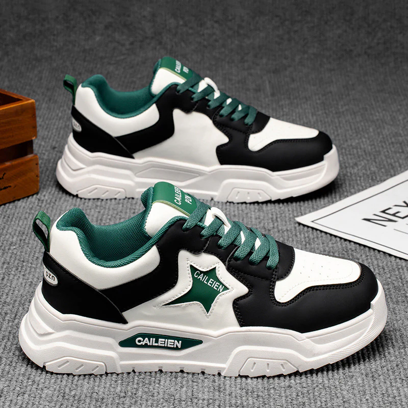 Damen Sportliche Sneakers mit dämpfendem Sohlenprofil und modernem Design Heidi Mode - Image 3