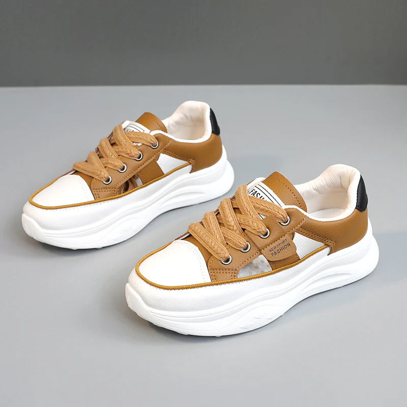 Damen Sportliche Sneakers mit dämpfendem Sohlenprofil und modischem Design Heidi Mode - Image 7