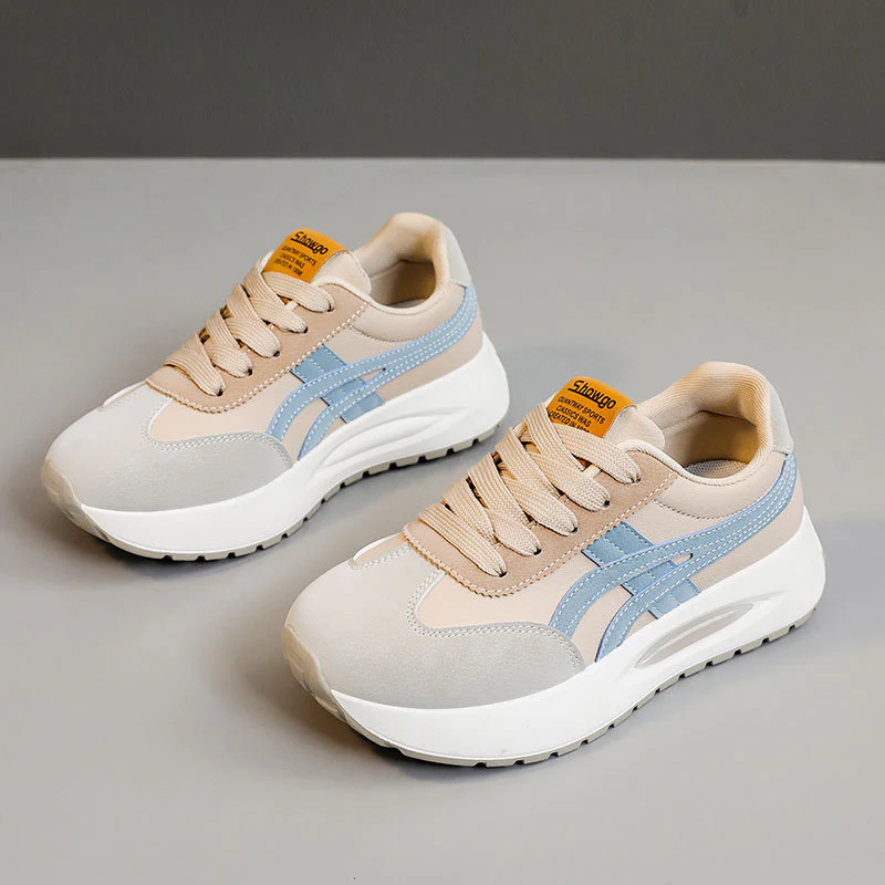 Damen Sportliche Sneakers mit dämpfendem Sohlenprofil und robustem Obermaterial Heidi Mode - Image 6
