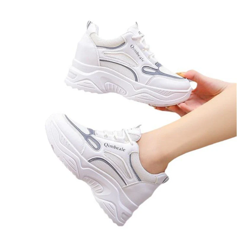 Damen Sportliche Sneakers mit dämpfender Laufsohle und atmungsaktiven Mesh-Einsätzen Heidi Mode - Image 5