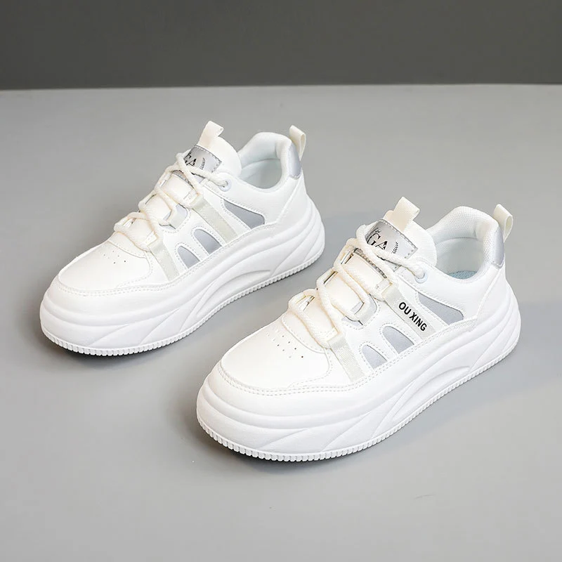 Damen Sportliche Sneakers mit dämpfender Laufsohle und atmungsaktiver Obermaterialstruktur Heidi Mode - Image 7