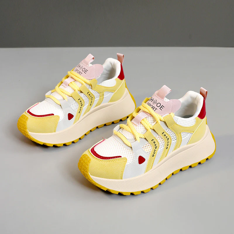 Damen Sportliche Sneakers mit dämpfender Laufsohle und strapazierfähigem Obermaterial Heidi Mode - Image 2