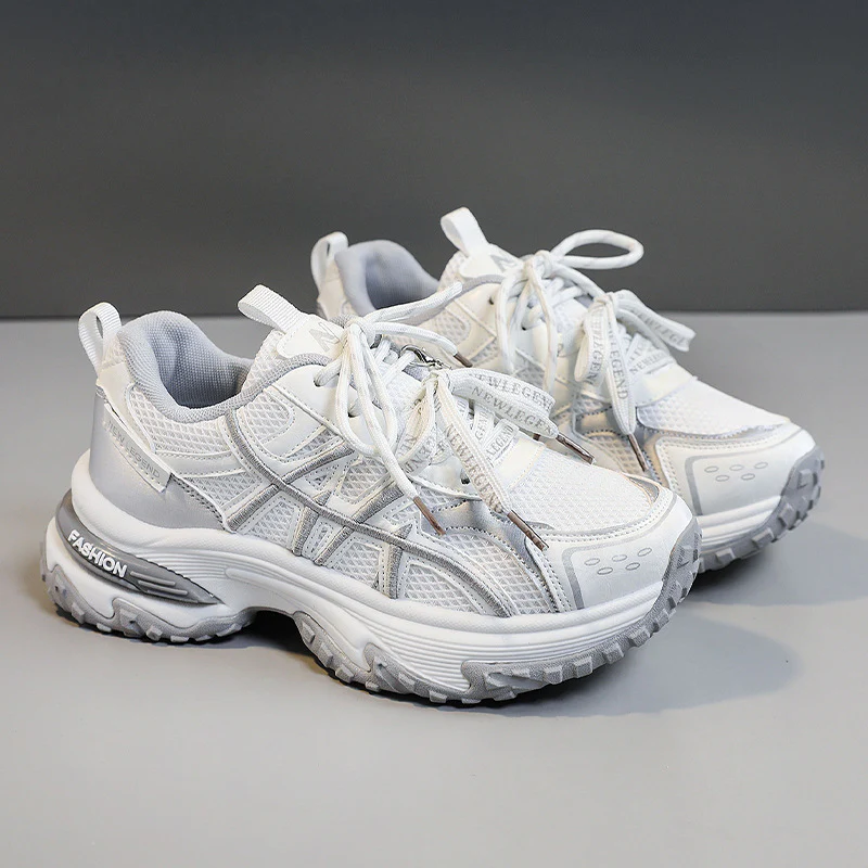 Damen Sportliche Sneakers mit dämpfender Sohle und atmungsaktivem Obermaterial Heidi Mode