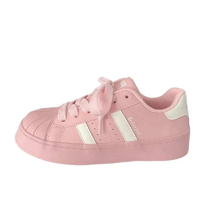 Damen Sportliche Sneakers mit dickem Sohlenprofil und atmungsaktiver Obermaterialstruktur Heidi Mode - Image 5