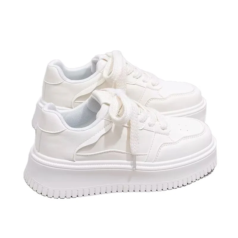 Damen Sportliche Sneakers mit dicker Laufsohle und atmungsaktiver Fütterung Heidi Mode - Image 5