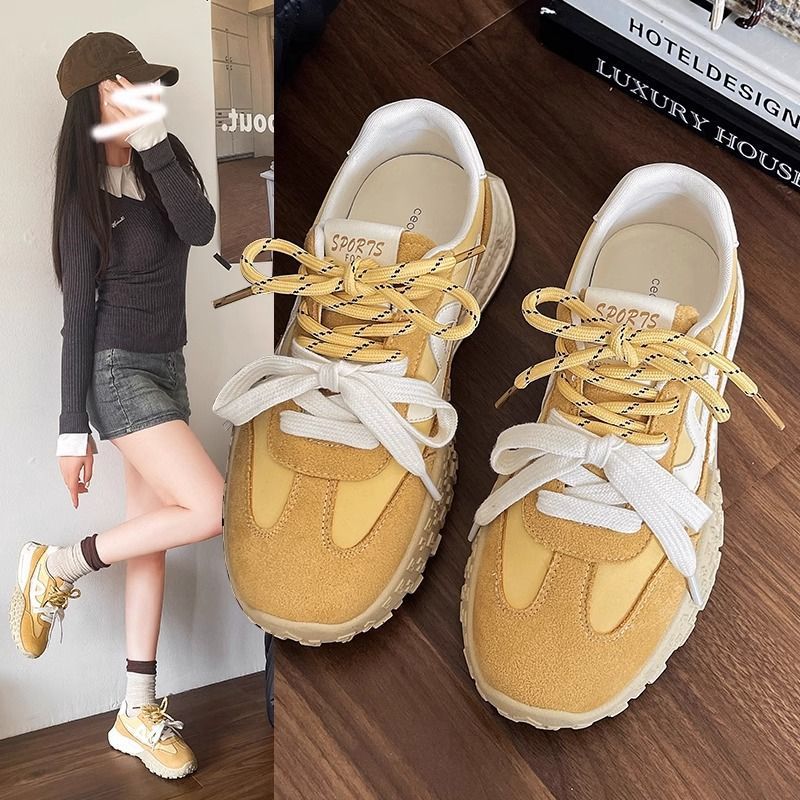 Damen Sportliche Sneakers mit dicker Profilsohle und atmungsaktivem Obermaterial Heidi Mode - Image 2