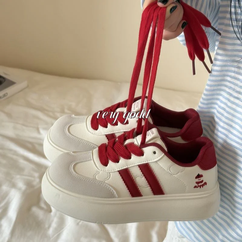 Damen Sportliche Sneakers mit dicker Sohle und trendigem Design Heidi Mode - Image 6