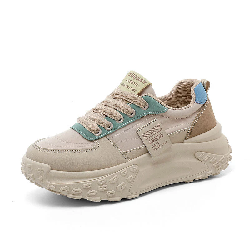 Damen Sportliche Sneakers mit doppeltem Dämpfungssystem und atmungsaktiver Oberflächenstruktur Heidi Mode - Image 5