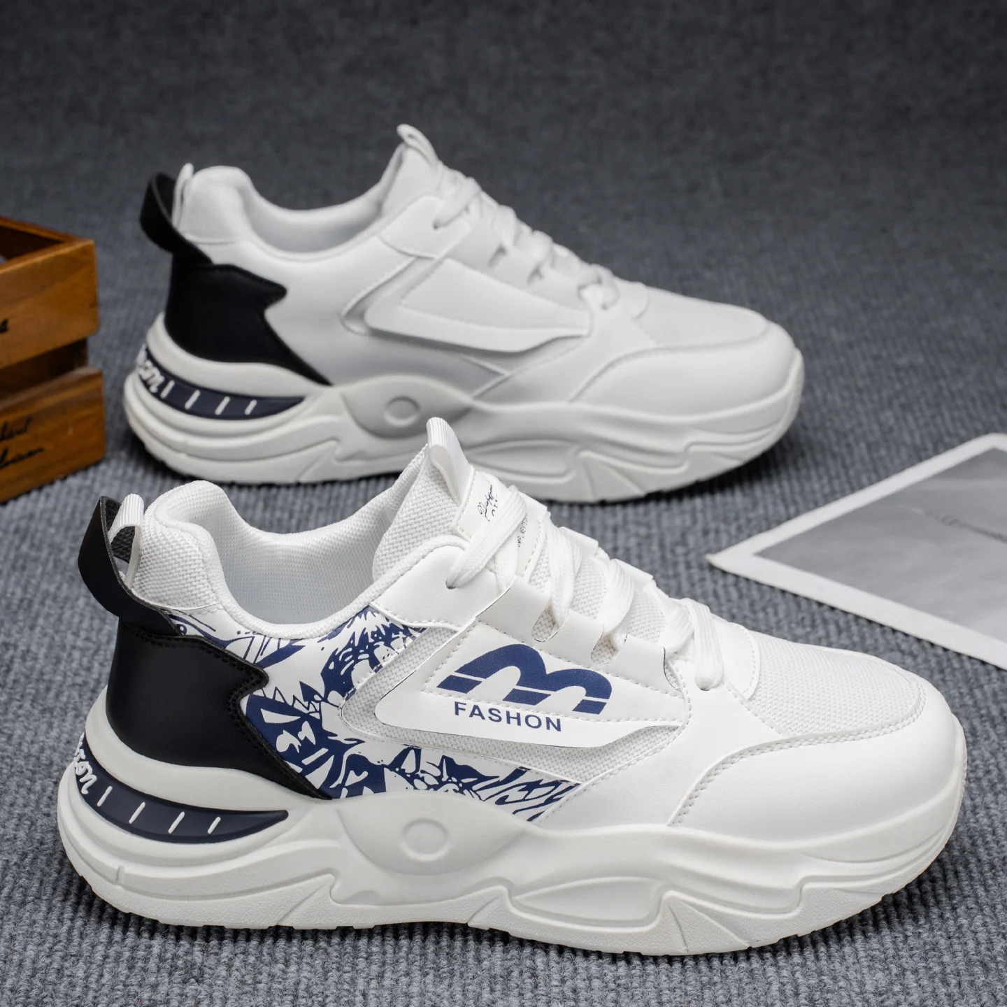Damen Sportliche Sneakers mit dynamischer Profilgestaltung und rutschfester Sohle Heidi Mode - Image 3