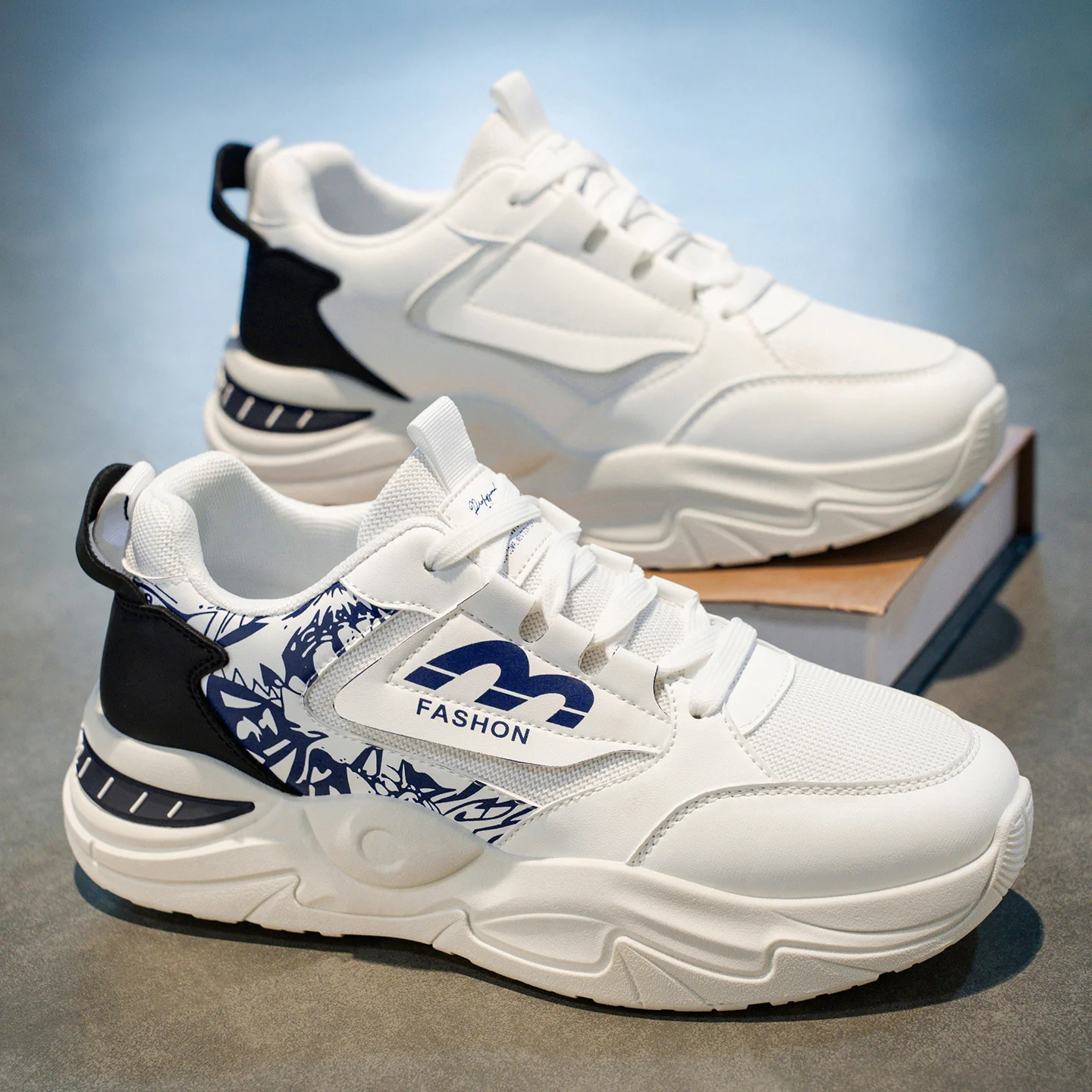 Damen Sportliche Sneakers mit dynamischer Profilgestaltung und rutschfester Sohle Heidi Mode - Image 6
