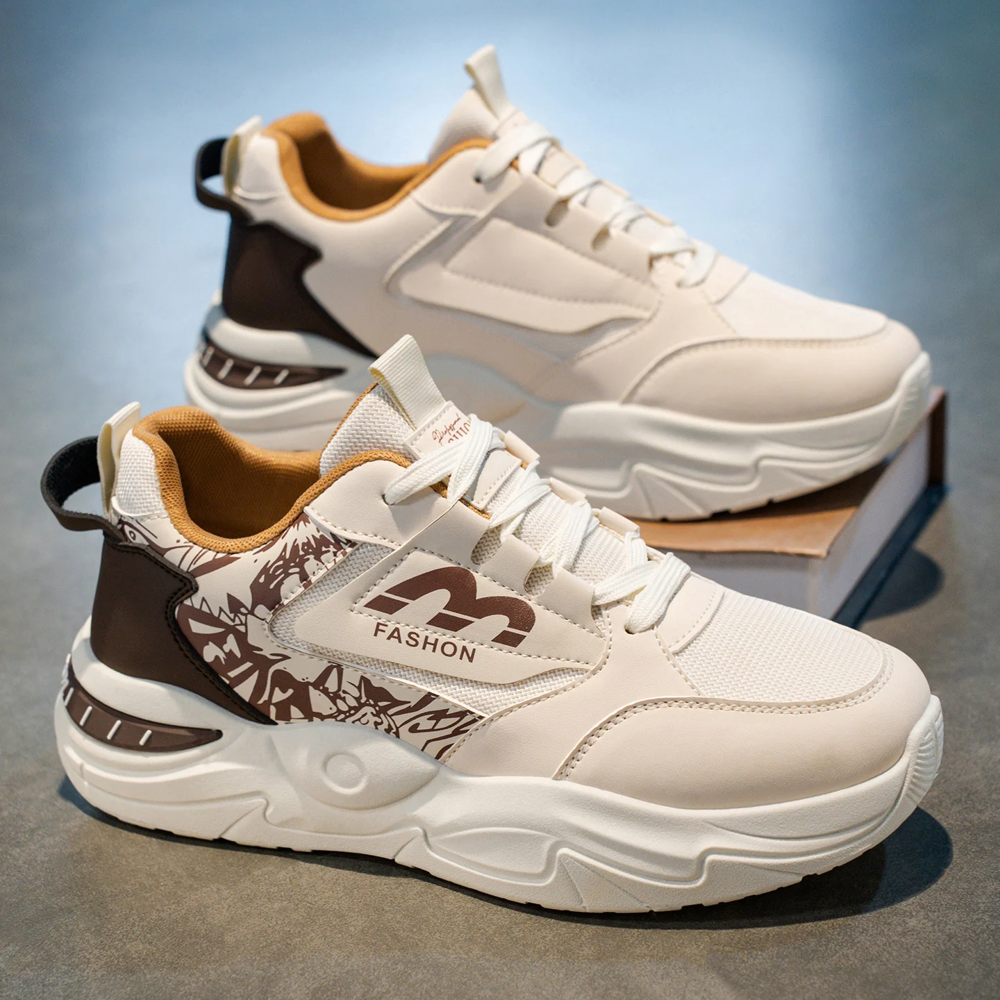 Damen Sportliche Sneakers mit dynamischer Profilgestaltung und rutschfester Sohle Heidi Mode - Image 7
