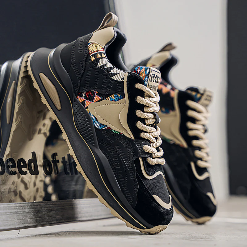 Damen Sportliche Sneakers mit einzigartigem Tribal-Muster Heidi Mode - Image 3