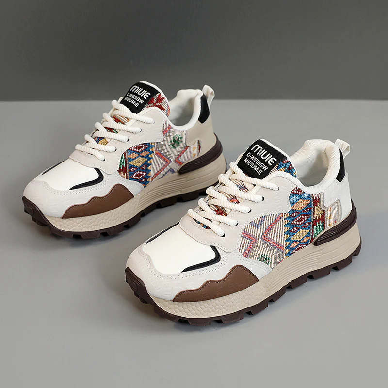 Damen Sportliche Sneakers mit einzigartigem Tribal-Muster und atmungsaktiver Mesh-Oberfläche Heidi Mode - Image 7