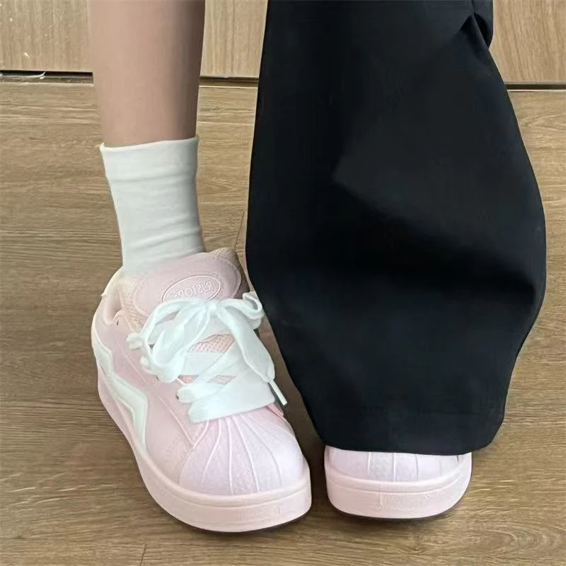 Damen sportliche Sneakers mit einzigartiger Oberflächenstruktur und bequemer Dämpfung Heidi Mode - Image 3