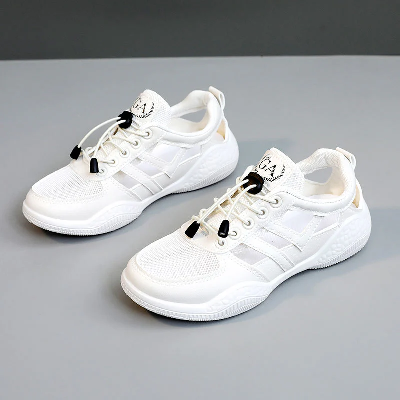 Damen Sportliche Sneakers mit elastischem Schnürsystem und atmungsaktiver Obermaterialstruktur Heidi Mode - Image 2