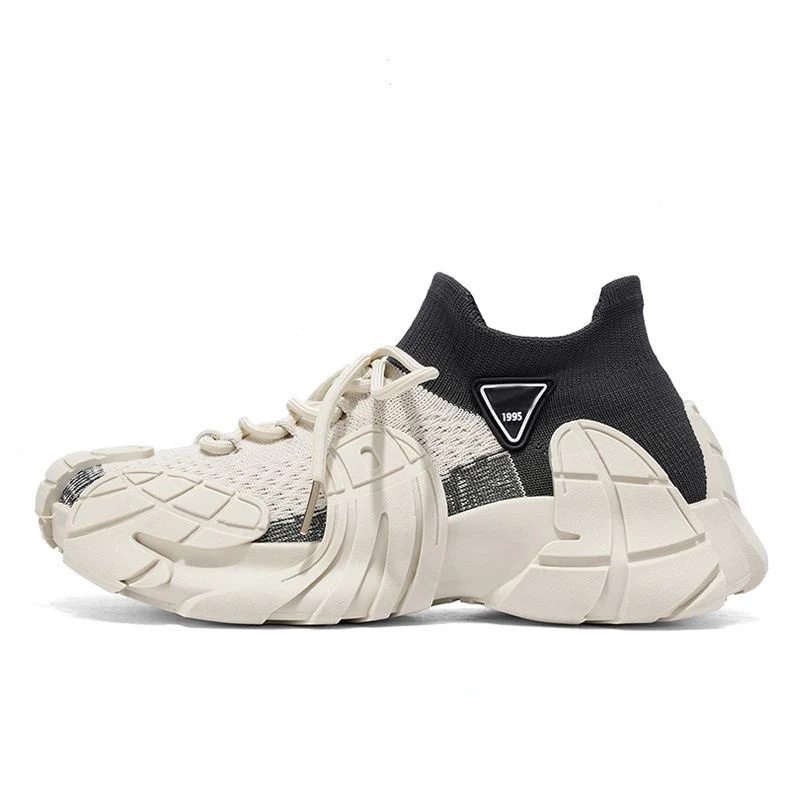 Damen Sportliche Sneakers mit elastischem Strick-Obermaterial und stabiler Sohle Heidi Mode - Image 5