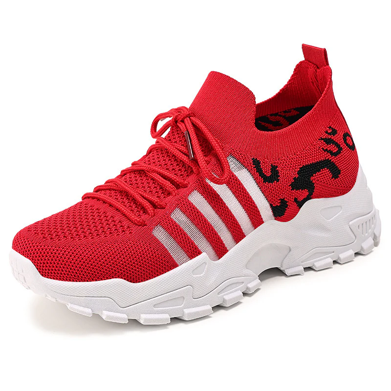 Damen Sportliche Sneakers mit elastischem Strickdesign Heidi Mode - Image 9