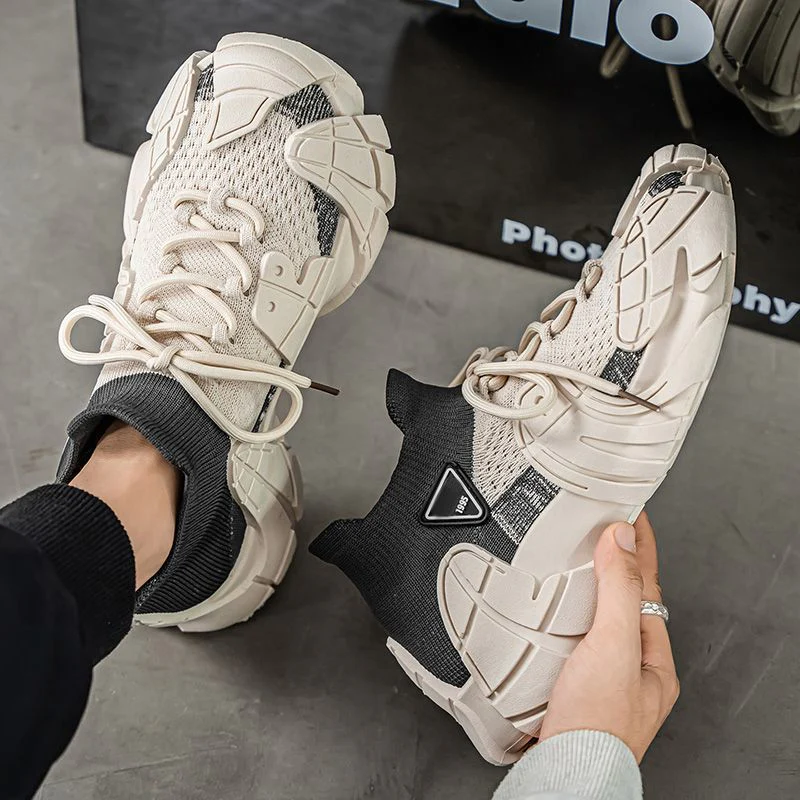 Damen Sportliche Sneakers mit elastischem Strickoberteil und innovativer Sohlenkonstruktion Heidi Mode - Image 6