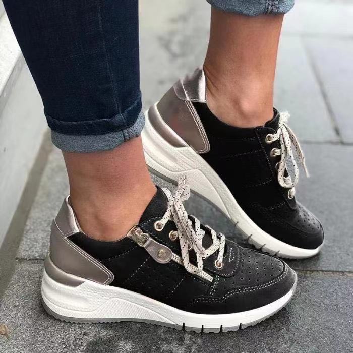 Damen sportliche Sneakers mit elegantem Reißverschluss und hohem Komfort Heidi Mode - Image 11