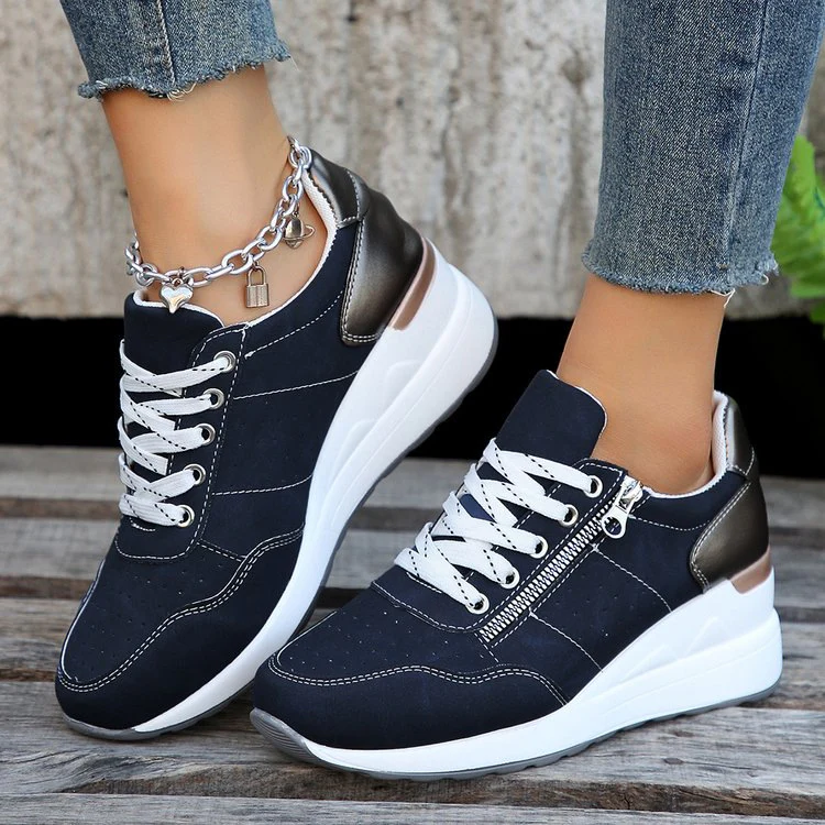 Damen sportliche Sneakers mit elegantem Reißverschluss und hohem Komfort Heidi Mode - Image 7