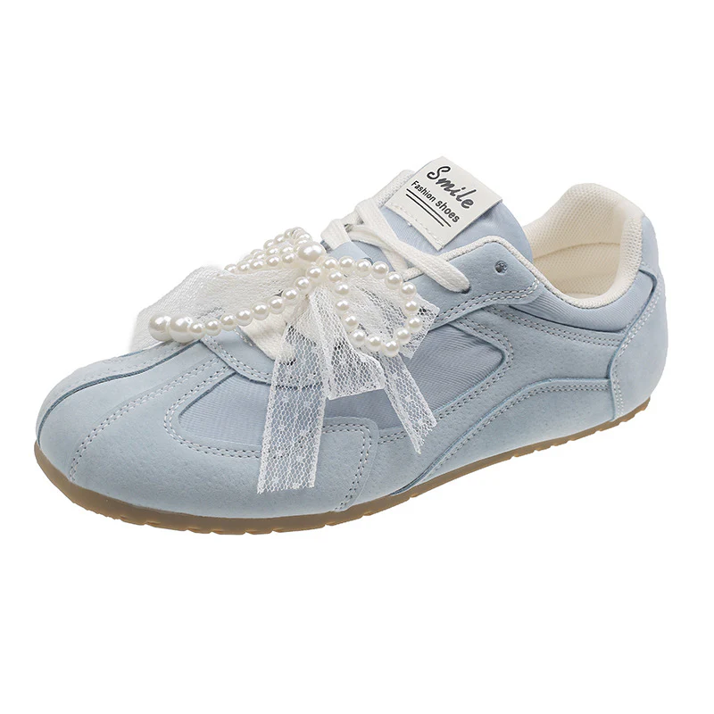 Damen Sportliche Sneakers mit elegantem Schleifendetail Heidi Mode - Image 5