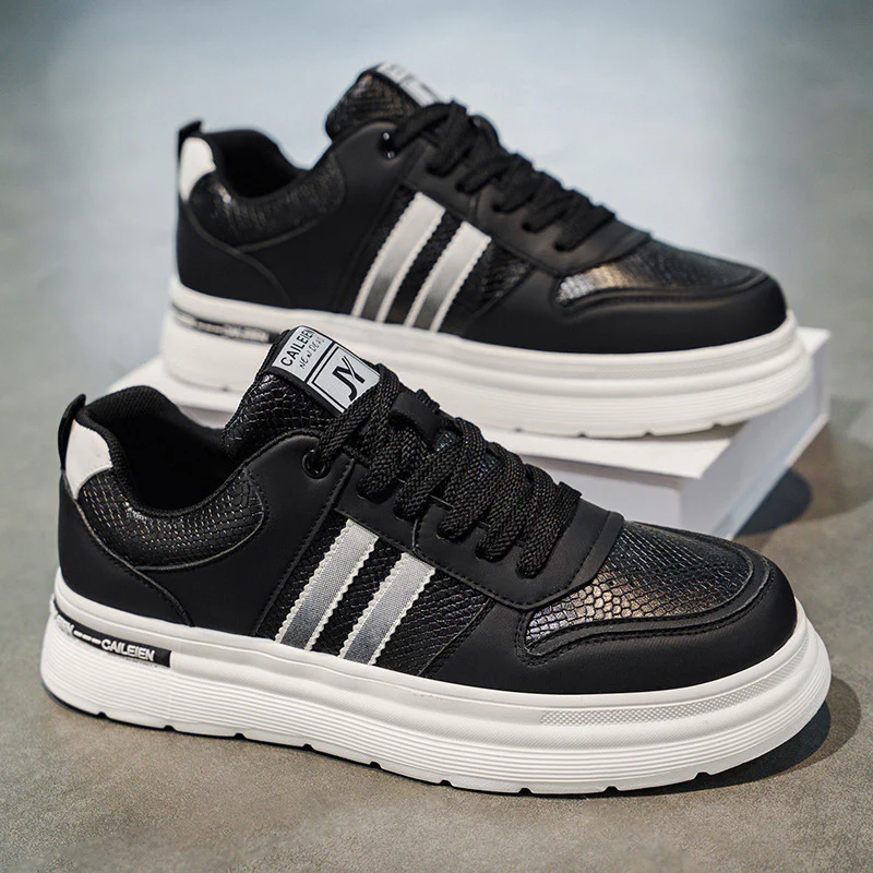 Damen Sportliche Sneakers mit eleganter Schnürung und atmungsaktiver Oberflächenstruktur Heidi Mode - Image 2