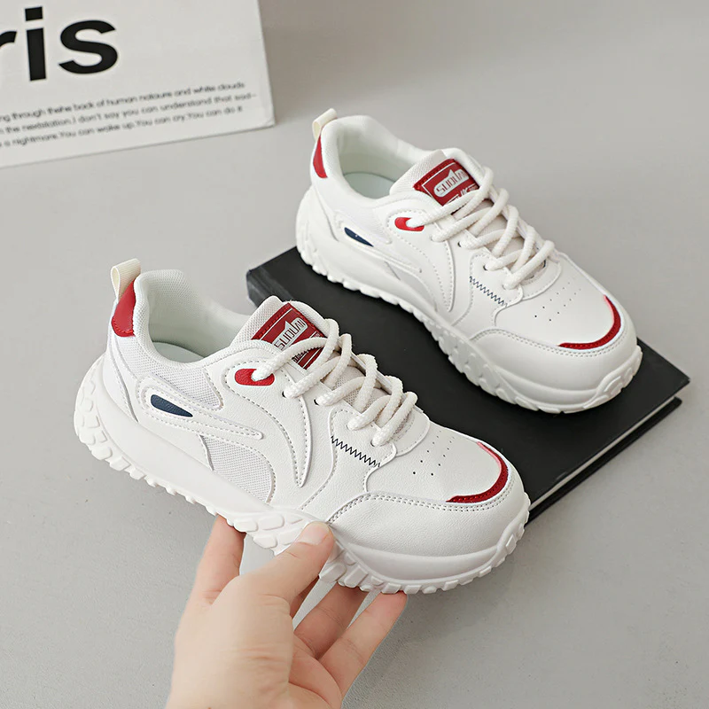 Damen sportliche Sneakers mit ergonomischem Dämpfungssystem und rutschfester Sohle Heidi Mode - Image 2
