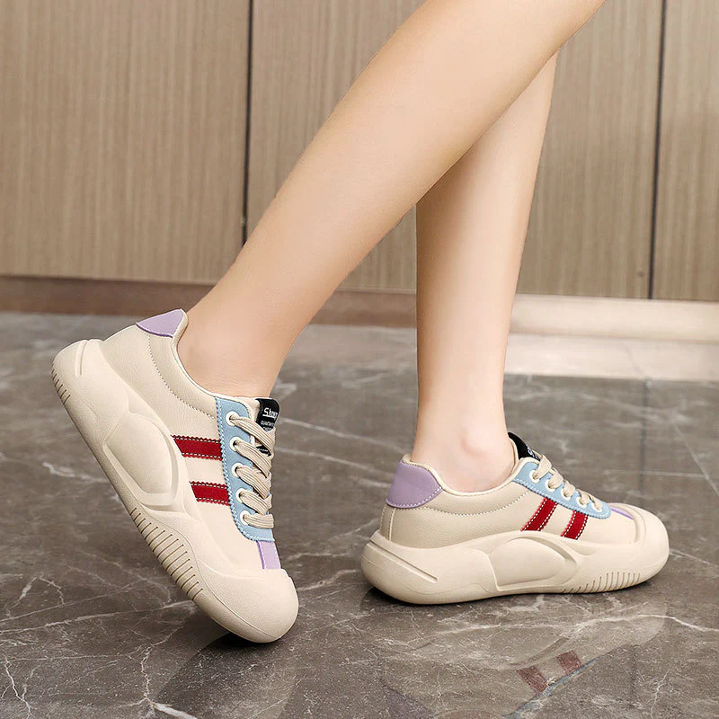 Damen Sportliche Sneakers mit ergonomischem Design und atmungsaktiver Oberflächenstruktur Heidi Mode - Image 2