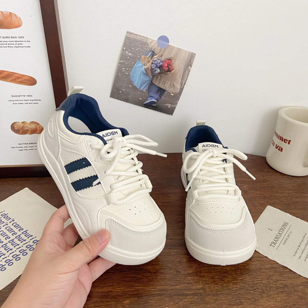 Damen Sportliche Sneakers mit ergonomischem Fußbett und atmungsaktiver Oberflächenstruktur Heidi Mode - Image 2