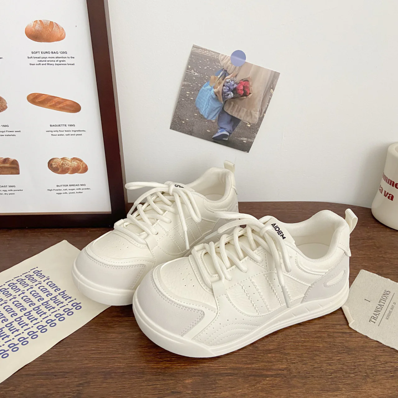 Damen Sportliche Sneakers mit ergonomischem Fußbett und atmungsaktiver Oberflächenstruktur Heidi Mode - Image 3