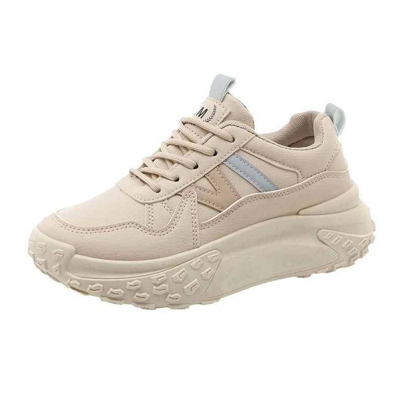 Damen Sportliche Sneakers mit ergonomischen Dämpfungselementen und markantem Sohlenprofil Heidi Mode