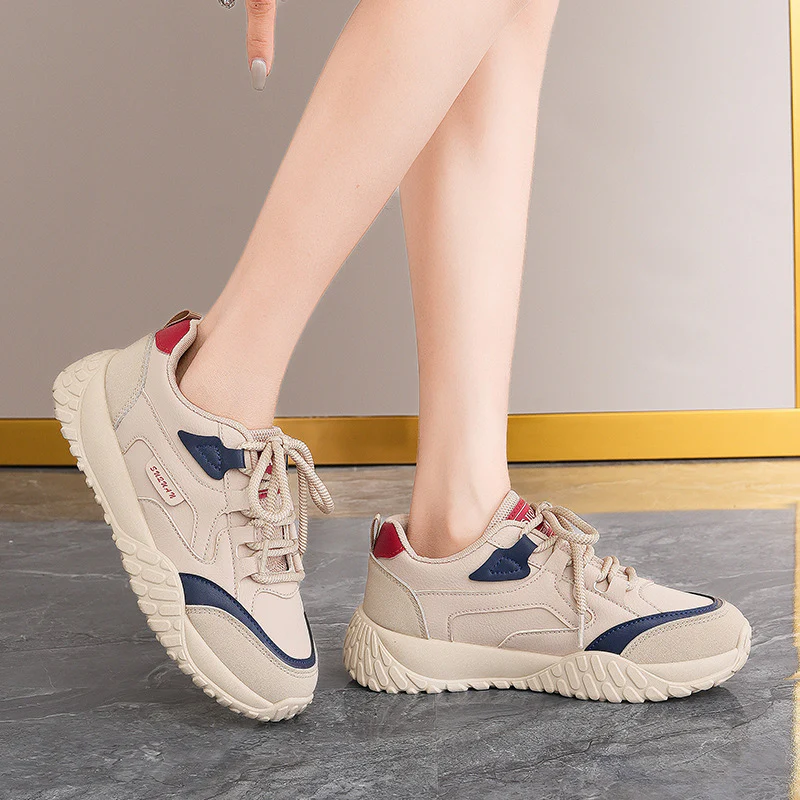 Damen Sportliche Sneakers mit ergonomischer Dämpfung und flexiblem Design Heidi Mode - Image 3