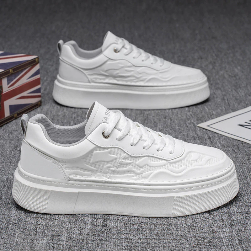 Damen Sportliche Sneakers mit erhöhtem Sohlenprofil und trendy Design Heidi Mode - Image 3