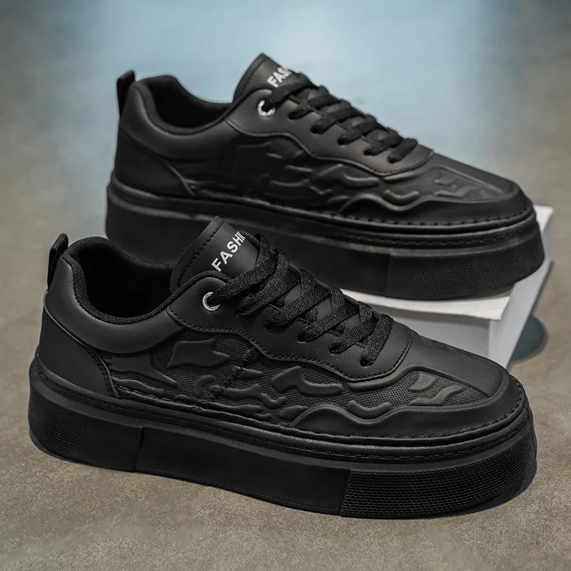 Damen Sportliche Sneakers mit erhöhtem Sohlenprofil und trendy Design Heidi Mode - Image 6