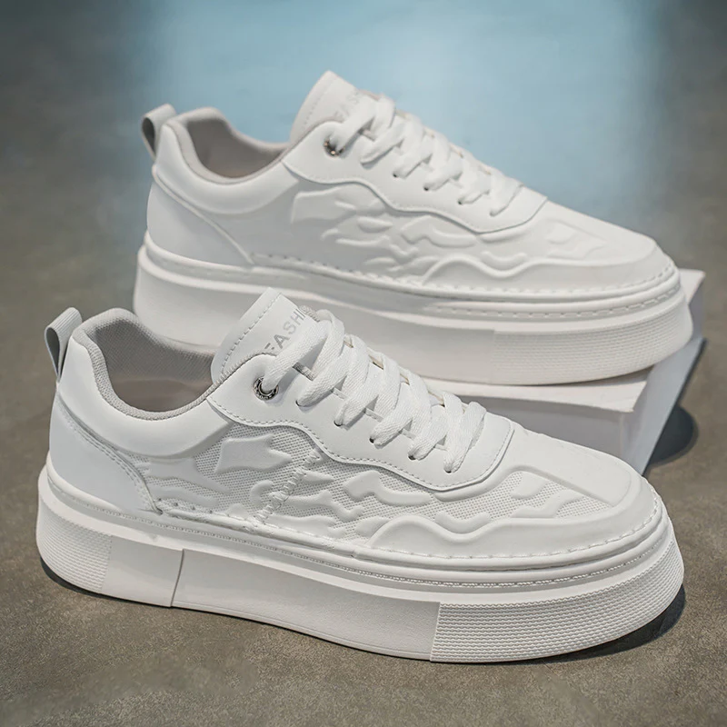 Damen Sportliche Sneakers mit erhöhtem Sohlenprofil und trendy Design Heidi Mode - Image 7