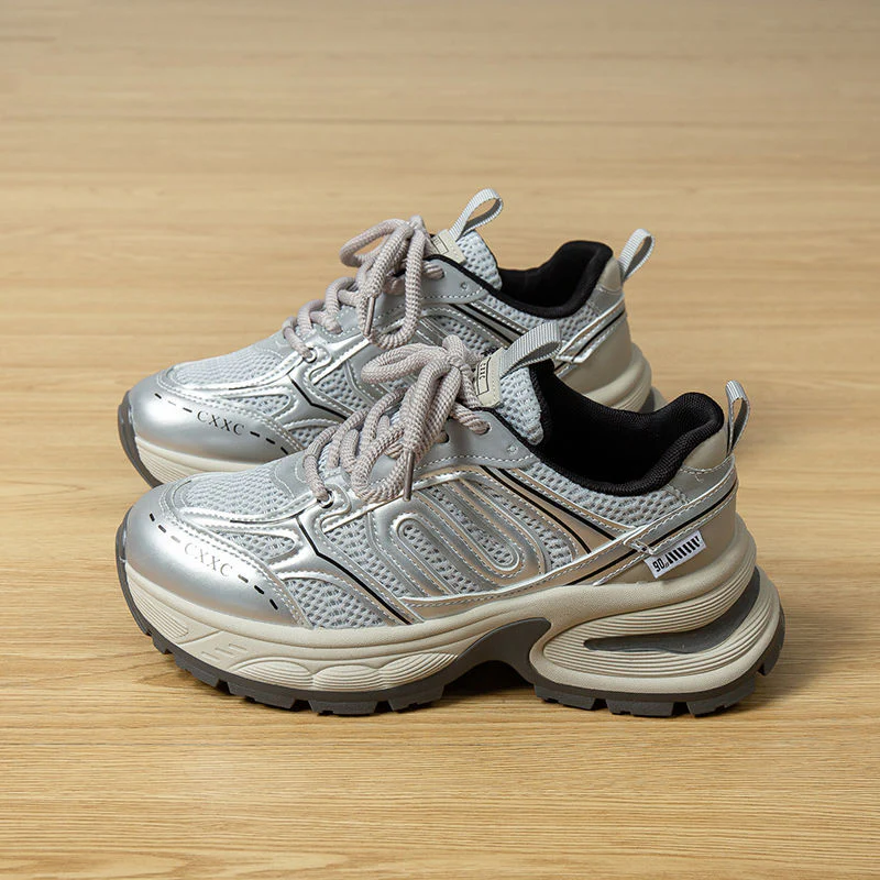 Damen sportliche Sneakers mit exklusivem Dämpfungssystem und atmungsaktiver Masse Heidi Mode - Image 2