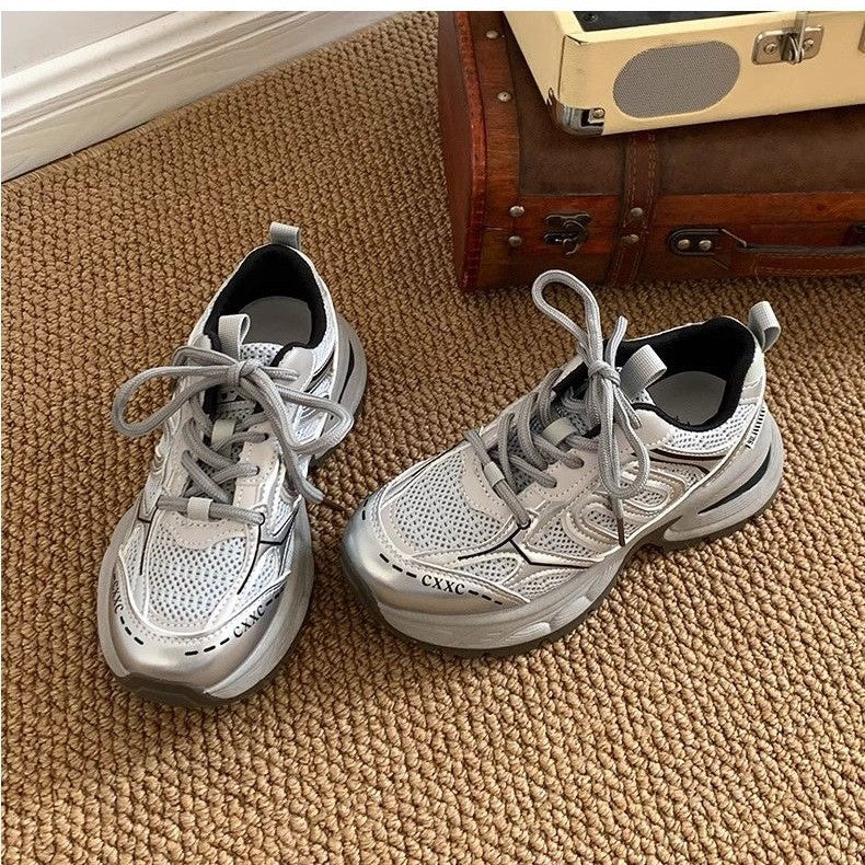 Damen sportliche Sneakers mit exklusivem Dämpfungssystem und atmungsaktiver Masse Heidi Mode - Image 4