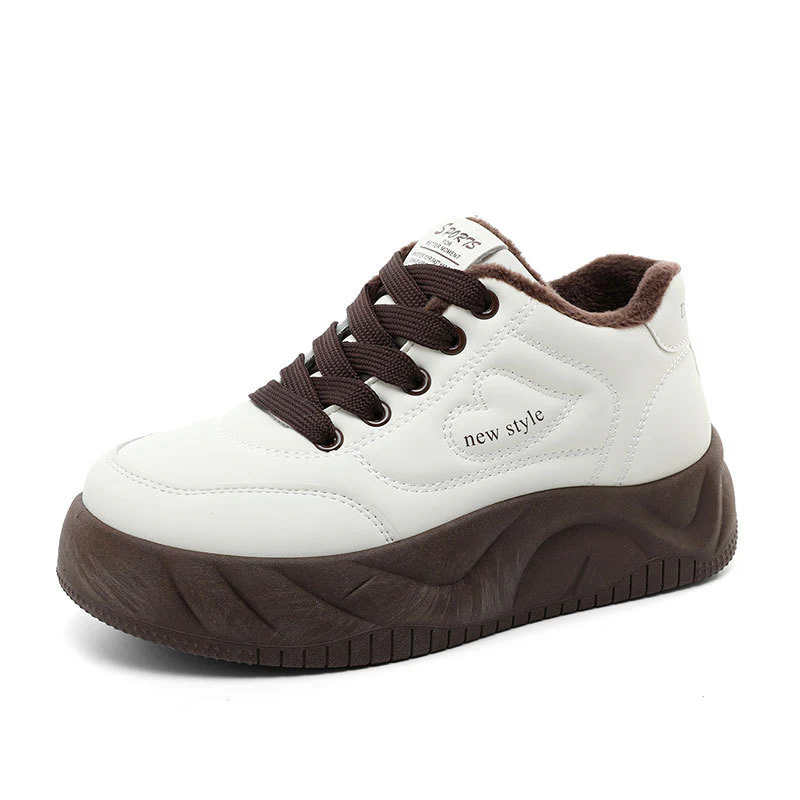 Damen Sportliche Sneakers mit flauschigem Innenfutter Heidi Mode - Image 5