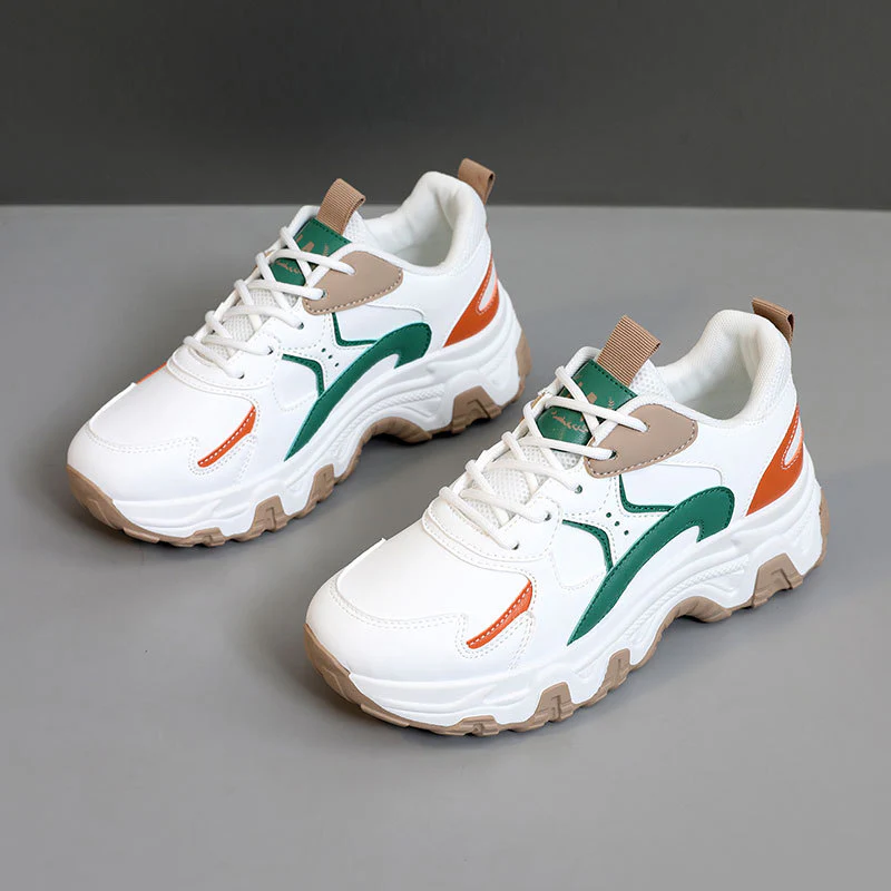 Damen Sportliche Sneakers mit gepolstertem Profil und stylischem Design Heidi Mode - Image 2