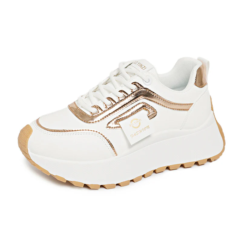 Damen Sportliche Sneakers mit glänzenden Akzenten und dämpfendem Profil Heidi Mode - Image 6