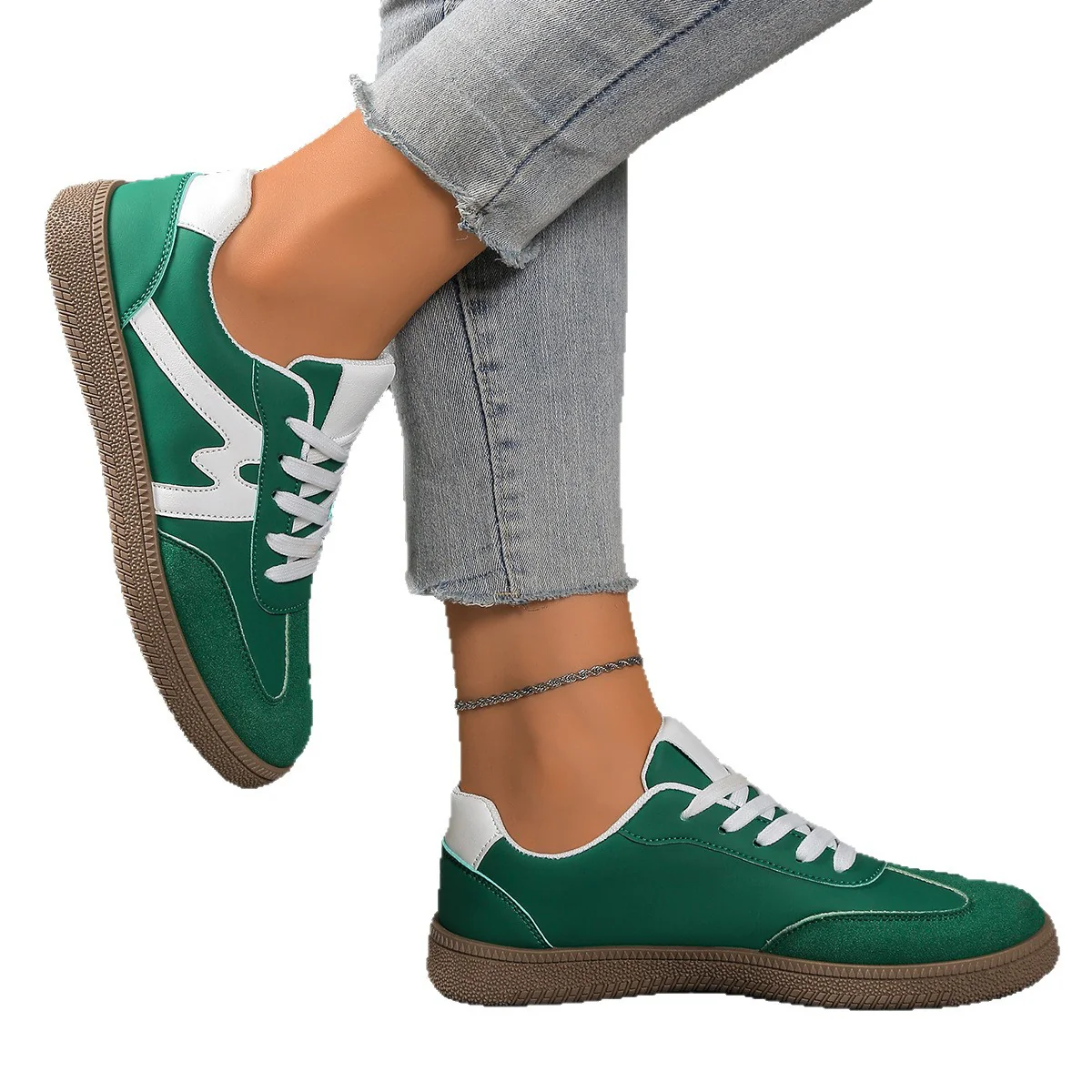 Damen Sportliche Sneakers mit hochwertigem Obermaterial und dämpfender Sohle Heidi Mode - Image 5