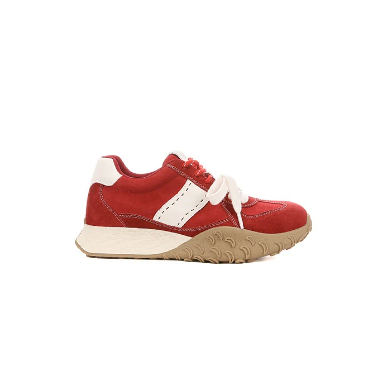 Damen Sportliche Sneakers mit hochwertigem Wildleder und dämpfender Sohle Heidi Mode - Image 2