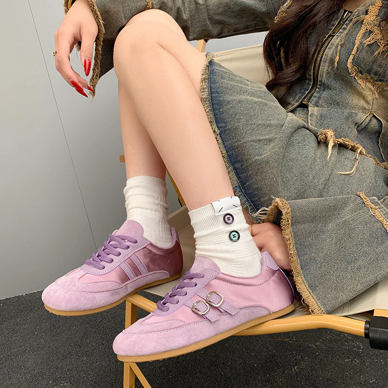 Damen Sportliche Sneakers mit hochwertigem Wildleder und ergonomischem Design Heidi Mode - Image 7